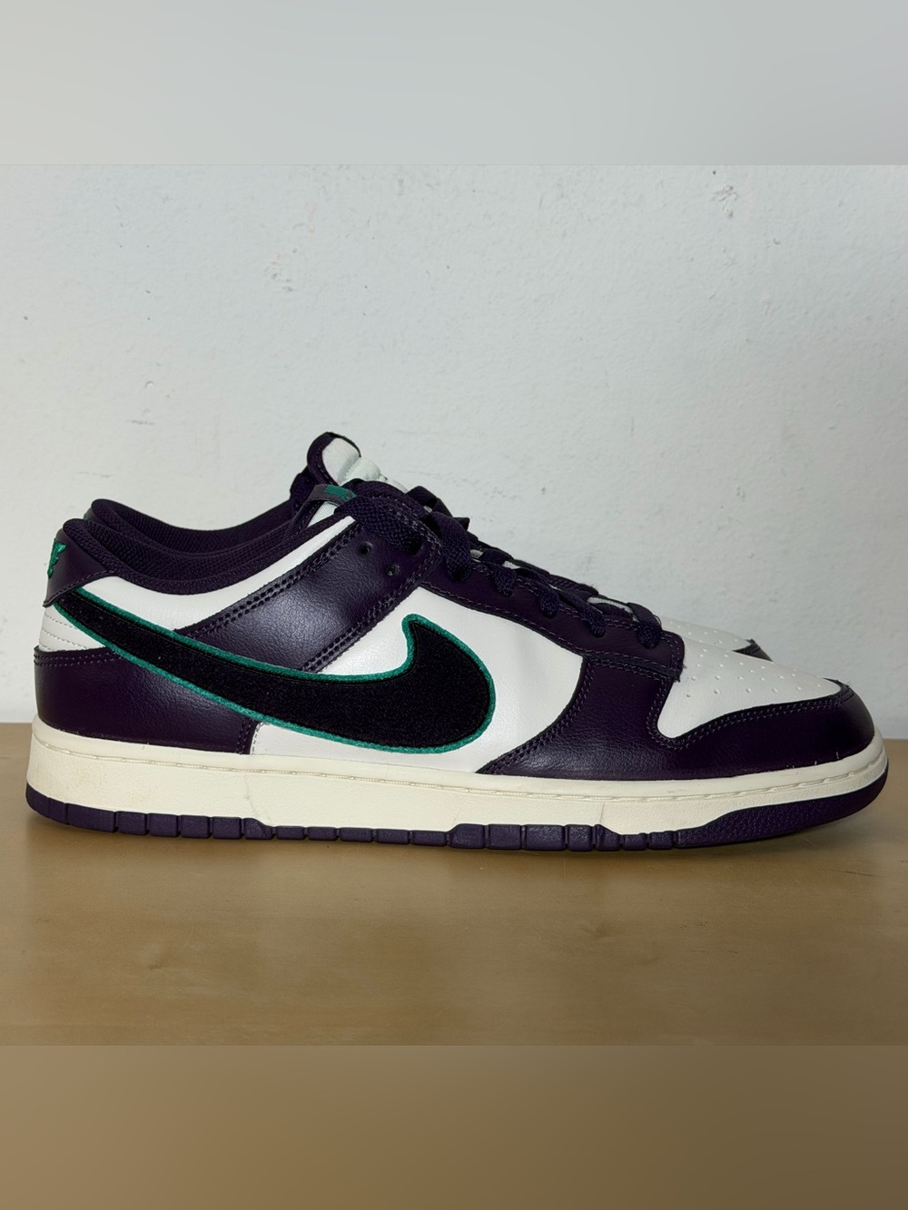 Nike Dunk Low Chenille Swoosh Grand Purple Sneakers DQ7683-100 Men’s Size 12